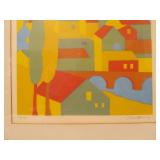 Excellent Mid Century Hand Signed Numbered Serigraph by Bob Montgomery