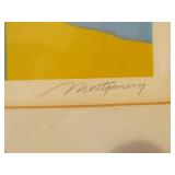 Excellent Mid Century Hand Signed Numbered Serigraph by Bob Montgomery