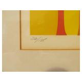 Excellent Mid Century Hand Signed Numbered Serigraph by Bob Montgomery