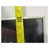 Large Vintage Double-Sided Framed APPLE COMPUTER Advertising Cardboard Poster Sign - 1985 #1