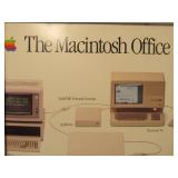 Large Vintage Double-Sided Framed APPLE COMPUTER Advertising Cardboard Poster Sign - 1985 #2