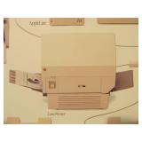 Large Vintage Double-Sided Framed APPLE COMPUTER Advertising Cardboard Poster Sign - 1985 #2