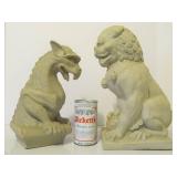 Group of Assorted Gargoyle etc Statues