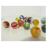 Large Lot of Old Vintage Glass Marbles