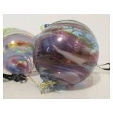 Group of Larger Art Glass Ornaments