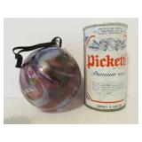Group of Larger Art Glass Ornaments