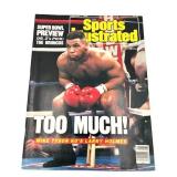 Iron Mike Tyson Newsstand Sports Illustrated Too Much! February 1, 1988 Magazine