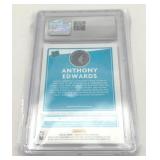 2020-21  Panini Donruss Optic Anthony Edwards Rookie Card #151 Graded CGS 9.5
