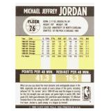 1990 Fleer Michael Jordan Basketball Card #26