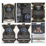 Lot Of 6 Minnesota Timberwolves Basketball Cards Including 2019-20 Panini Illusions Naz Reid #198 Holo Foil, 2020-21 Panini Prizm Jayden McDaniels Rookie Card #277, and More!