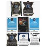 Lot Of 8 Minnesota Timberwolves Basketball Cards Including 2019-20 Panini Hoops Premium Stocks Naz Reid Rookie Card, 1995-96 Upper Deck SP #159 Kevin Garnett Rookie Card, and More!