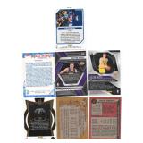 Lot Of 7 Basketball Cards Including 1989-90 Fleer Sticker #2 Akeem Olajuwon, 2024 Panini Select Stephon Castle Concourse Rookie Card #72, and More!