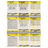 Lot Of 9 Vintage Baseball Cards Including 1989 Fleer Barry Bonds #202, 1989 Fleer Darryl Strawberry #49, and More!
