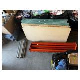Heavy Duty Pallet Racking / Warehouse Shelving – Wire & Wood Decking Included