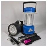Lot of Portable Lanterns and Flashlights