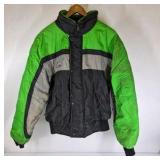 Riders Choice Green Black Gray Winter Jacket Size Large