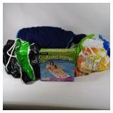 Lot of Inflatable Pool Floats and Aqua Mesh Pool Lounge