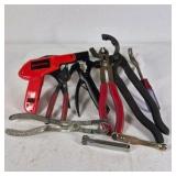 Lot of Assorted Automotive Pliers and Specialty Hand Tools