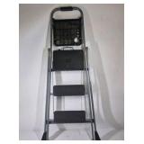 Folding 3-Step Ladder with Tool Tray