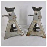 Pair of Metal Automotive Jack Stands