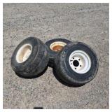 Lot of 3 Trailer Tires and Wheels