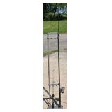 Lot of 2 Fishing Rods with Spinning Reels and Rod Holder