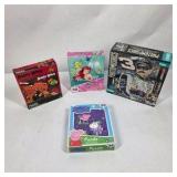 Lot of 4 Character Jigsaw Puzzles Angry Birds Disney Princess Peppa Pig Dale Earnhardt