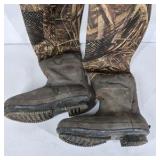 Camo Neoprene Chest Waders with Size 13 Boots