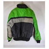 Riders Choice Green Black Gray Winter Jacket Size Large