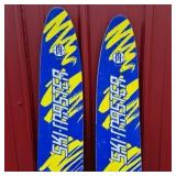Ski Master Combo Blue Yellow Water Skis