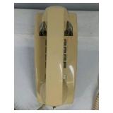 2 Beige Push Button Telephones