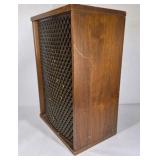 Lot of 2 Vintage Wood Cabinet Stereo Speakers