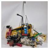 Lot of Assorted Household Repair Tools, Hardware, and Shop Supplies
