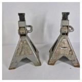 Pair of Metal Automotive Jack Stands