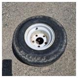 Lot of 3 Trailer Tires and Wheels