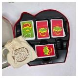 Lot of 4 Family Board Games Monopoly Family Feud Apples to Apples Scattergories