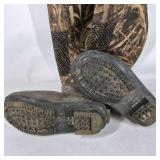 Camo Neoprene Chest Waders with Size 13 Boots