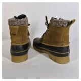 Size 8 Itasca of Duluth Leather and Rubber Winter Boots