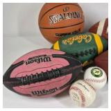 Lot of Assorted Sports Balls and Jump Rope