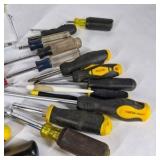 Lot of Assorted Screwdrivers and Hand Tools