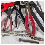 Lot of Assorted Automotive Pliers and Specialty Hand Tools
