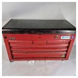 Lot of 2 Metal Tool Boxes with Assorted Hand Tools