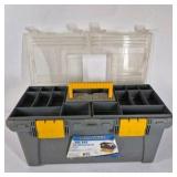Lot of 2 Rimax Plastic Tool Boxes with Assorted Tools and Hardware