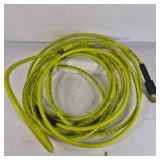 Lot of Car Washing Brushes, Squeegee, and Pressure Washer Hose