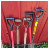 Lot of Assorted Shovels and Spades