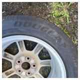 2 Tires on Aluminum Wheels Douglas and Multi-Mile
