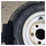Lot of 3 Trailer Tires and Wheels