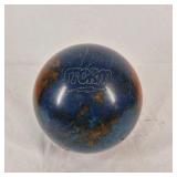 Lot of 2 Bowling Balls with Rolling Bowling Bag
