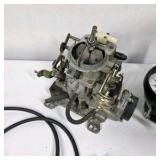 Automotive Carburetor with Phantom Tachometer and Vacuum Gauge Set