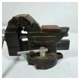 Vintage Bench Vise Swivel Base Shop Clamp